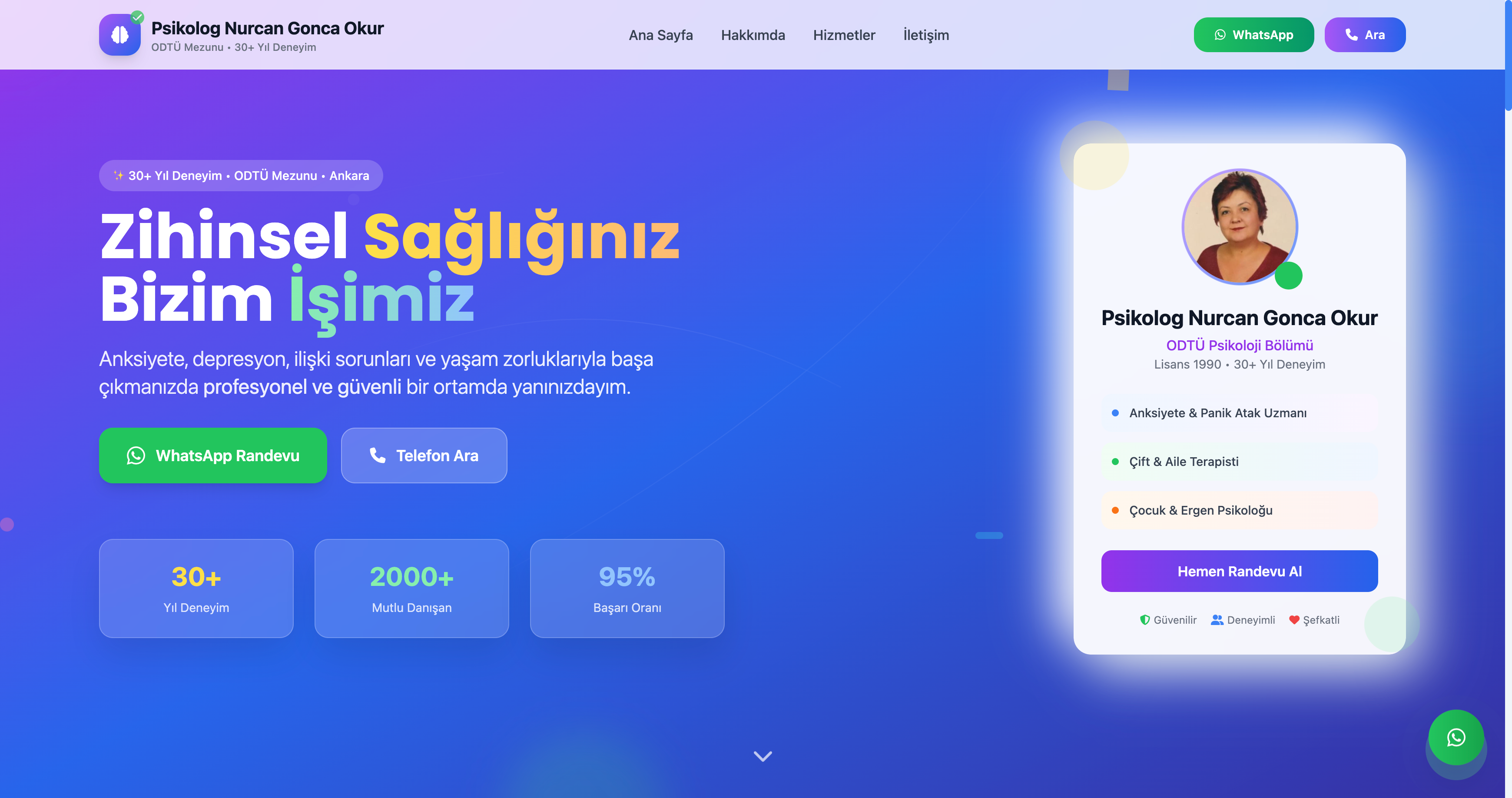 Psikolog Nurcan Gonca Okur